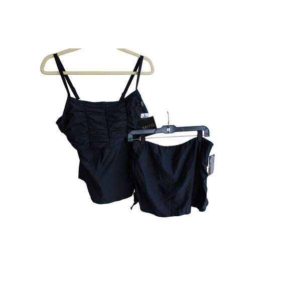 Simply Fit Swim Ladies 2 Pc Black Swimsuit Size 82 W Tags Simply simply-fit-swim-ladies-2-pc-black-swimsuit-size-82-w-tags-simply